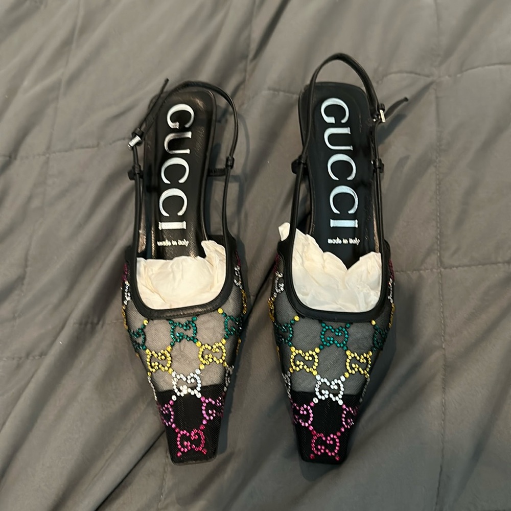 Stunning one of few Brand new. Never worn Gucci shoe
